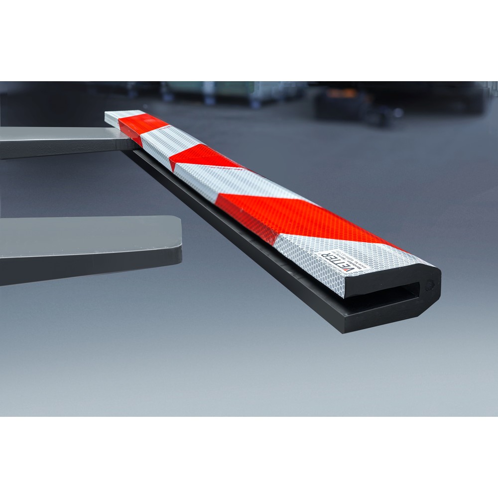 Produktabbildung Nr. 5: VETTER® ZEBRA Warnbalken für Gabelzinken mit Magneten, Länge 1.000 mm