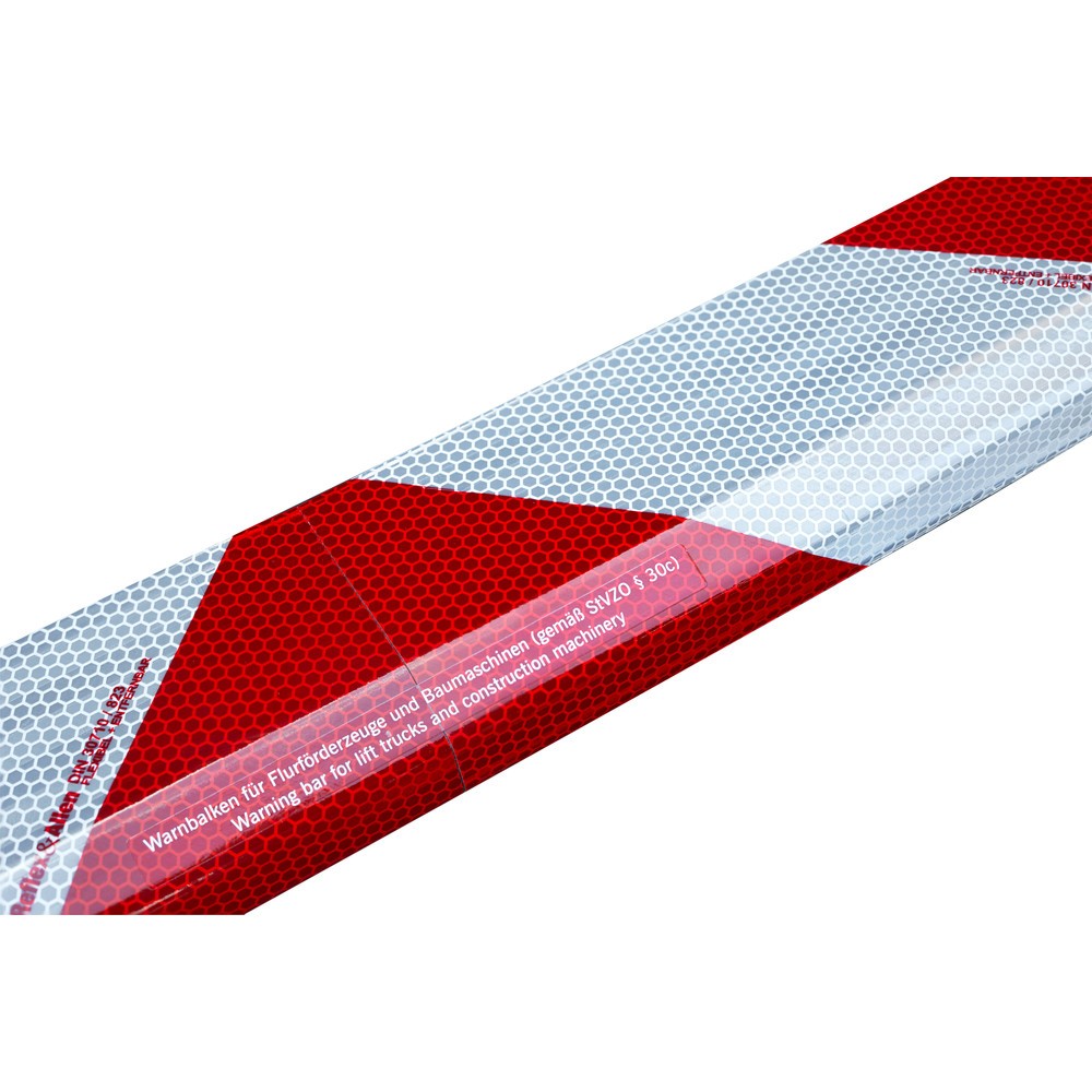 Produktabbildung Nr. 2: VETTER® ZEBRA Warnbalken für Gabelzinken mit Magneten, Länge 1.000 mm