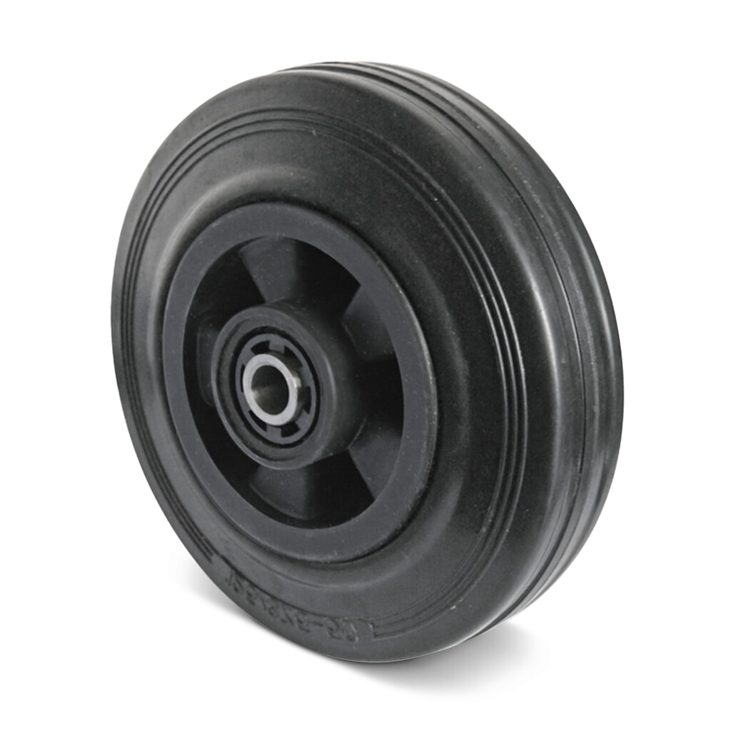 Produktabbildung: Vollgummi-Rad Basic, Rollenlager, ØxB 100 x 30 mm, TK 75 kg