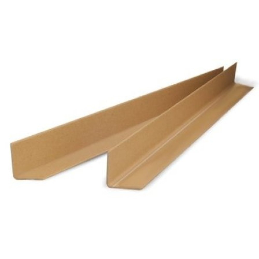 Produktabbildung: Vollpapp-Kantenschutzleisten, 750x35x35mm,2mm Stärke, braun, Winkel vorgefertigt