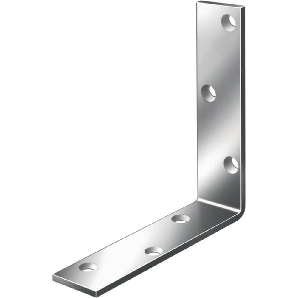 Produktabbildung: VORMANN Balkenwinkel, stark Stahl, L150x150 mmmm Breite 40 mm, blau verzinkt Stärke 5 mm