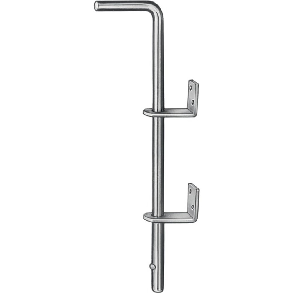 Produktabbildung: VORMANN Bodenschieber, Stahl blau verzinkt, L400xS16mm
