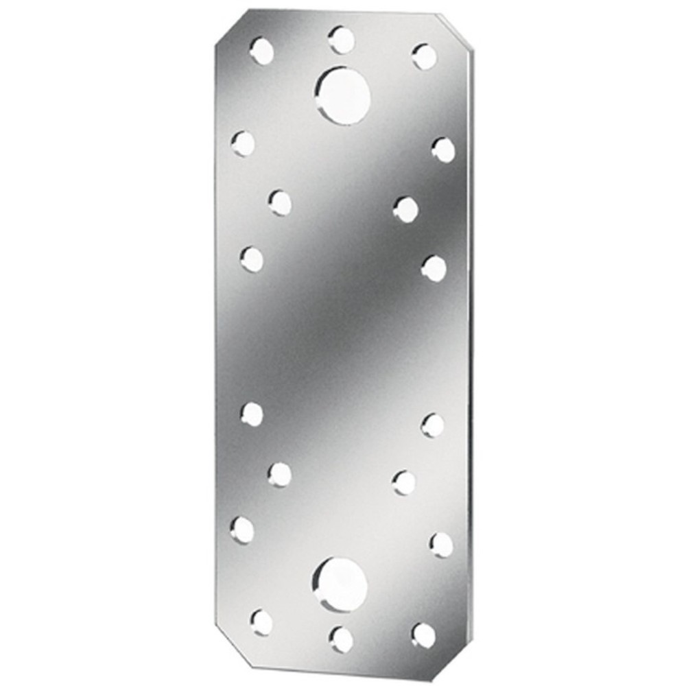 Produktabbildung: VORMANN Flachverbinder, Stahl sendzimirverzinkt, Länge 96 mm Breite 35 mm Stärke 2,5 mm