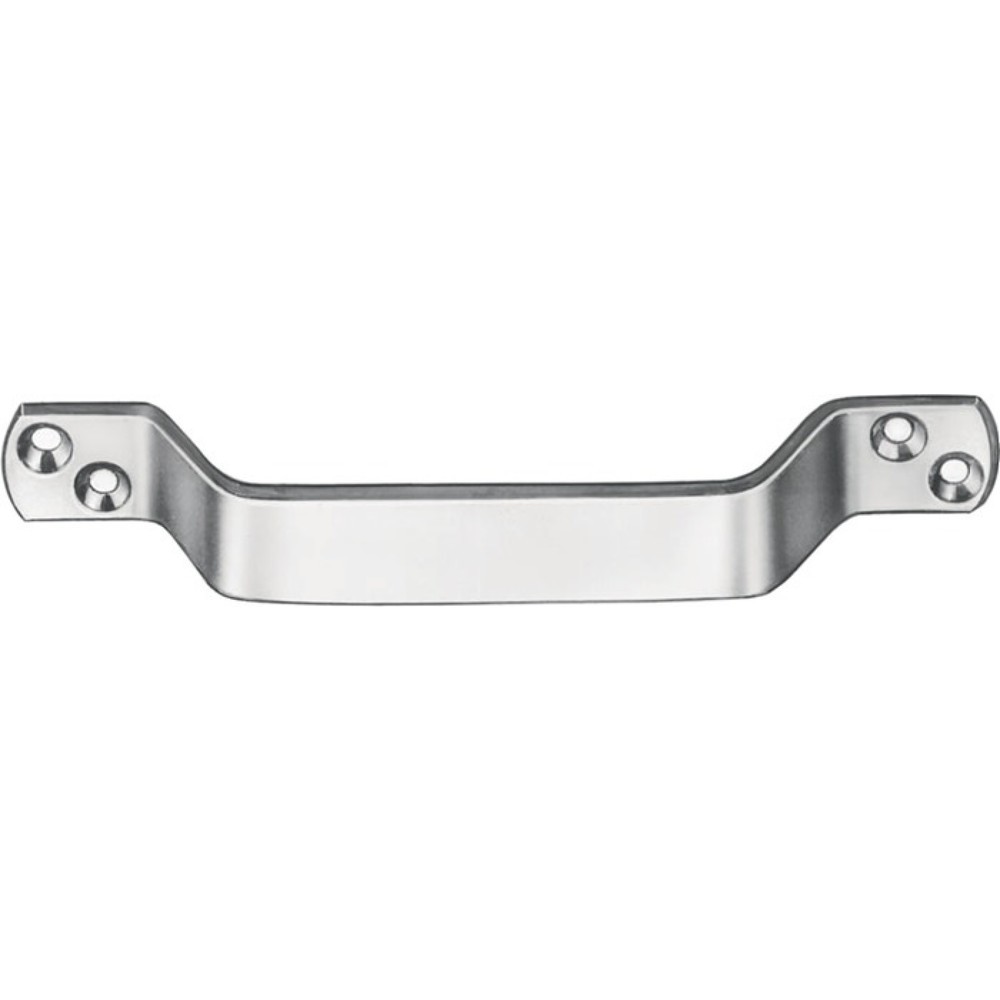 Produktabbildung: VORMANN Handgriff, Stahl blau verzinkt, Länge 160 mm Breite 20 mm, Anzahl Löcher 4