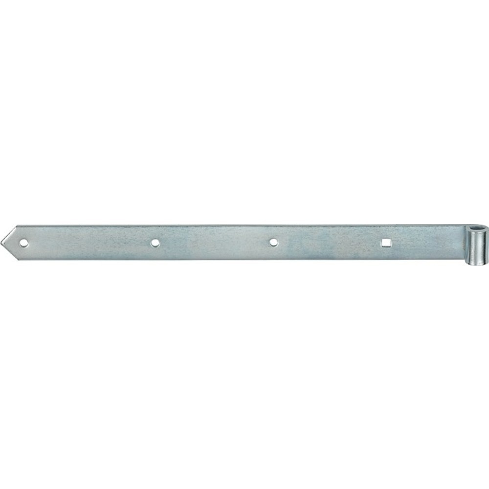 Produktabbildung: VORMANN Ladenband Breite 37 mm, Stahl blau verzinkt, Länge 300 mm Stärke 5 mm, halbschwer