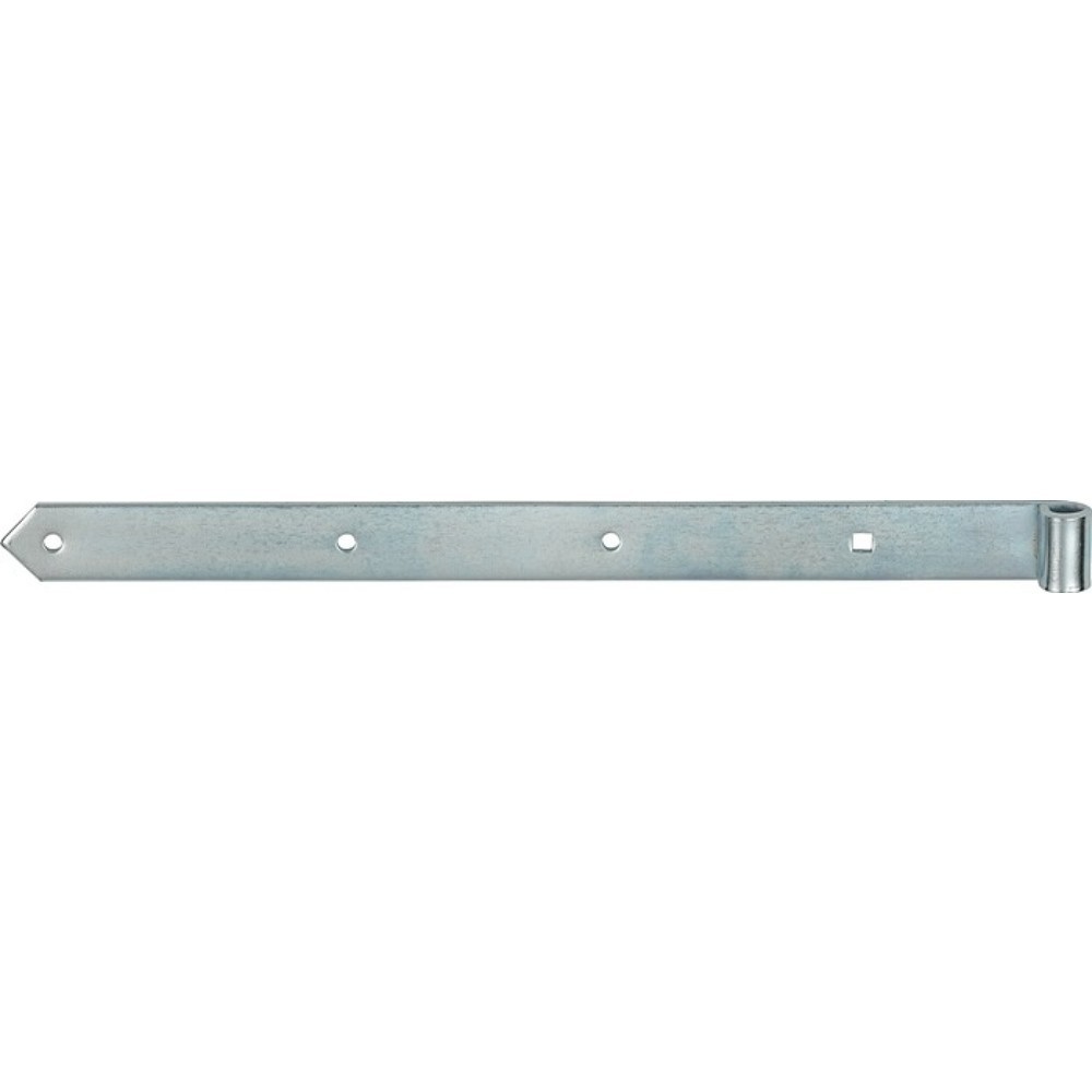 Produktabbildung: VORMANN Ladenband Breite 37 mm, Stahl blau verzinkt, Länge 600 mm Stärke 5 mm, halbschwer