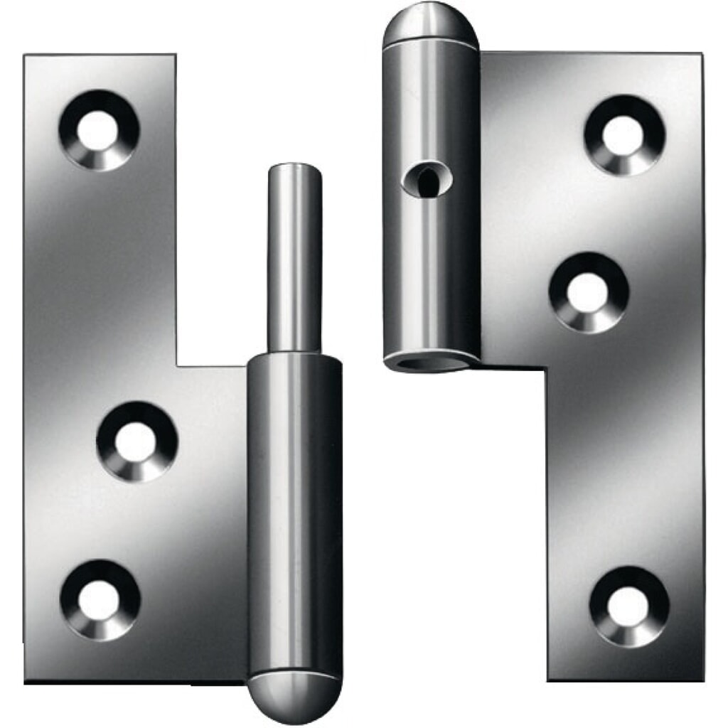 VORMANN Türaufschraubband, 80x72 mm DIN rechts, Stahl rechts, blau verzinkt fester Stift Produktabbildung: VORMANN Türaufschraubband, 80x72 mm DIN rechts, Stahl rechts, blau verzinkt fester Stift