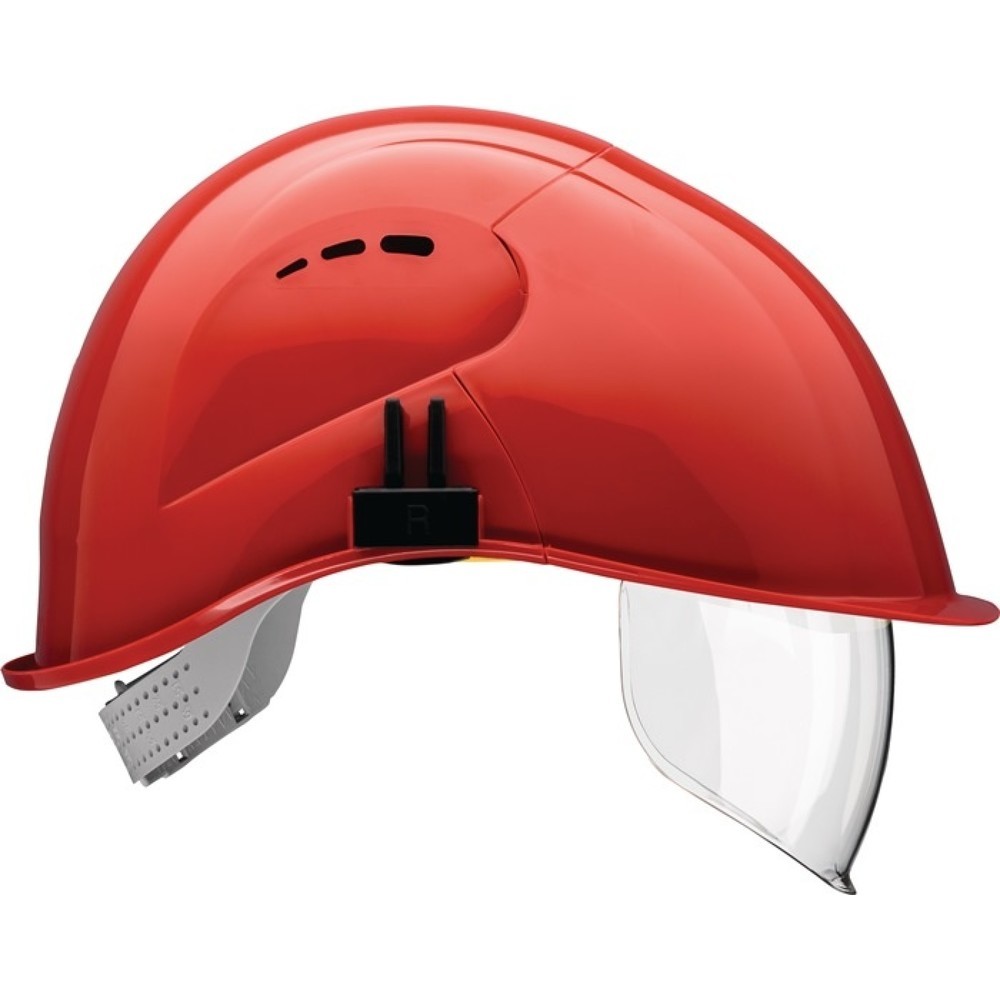 Produktabbildung: VOSS Schutzhelm VisorLight karminrot PE EN