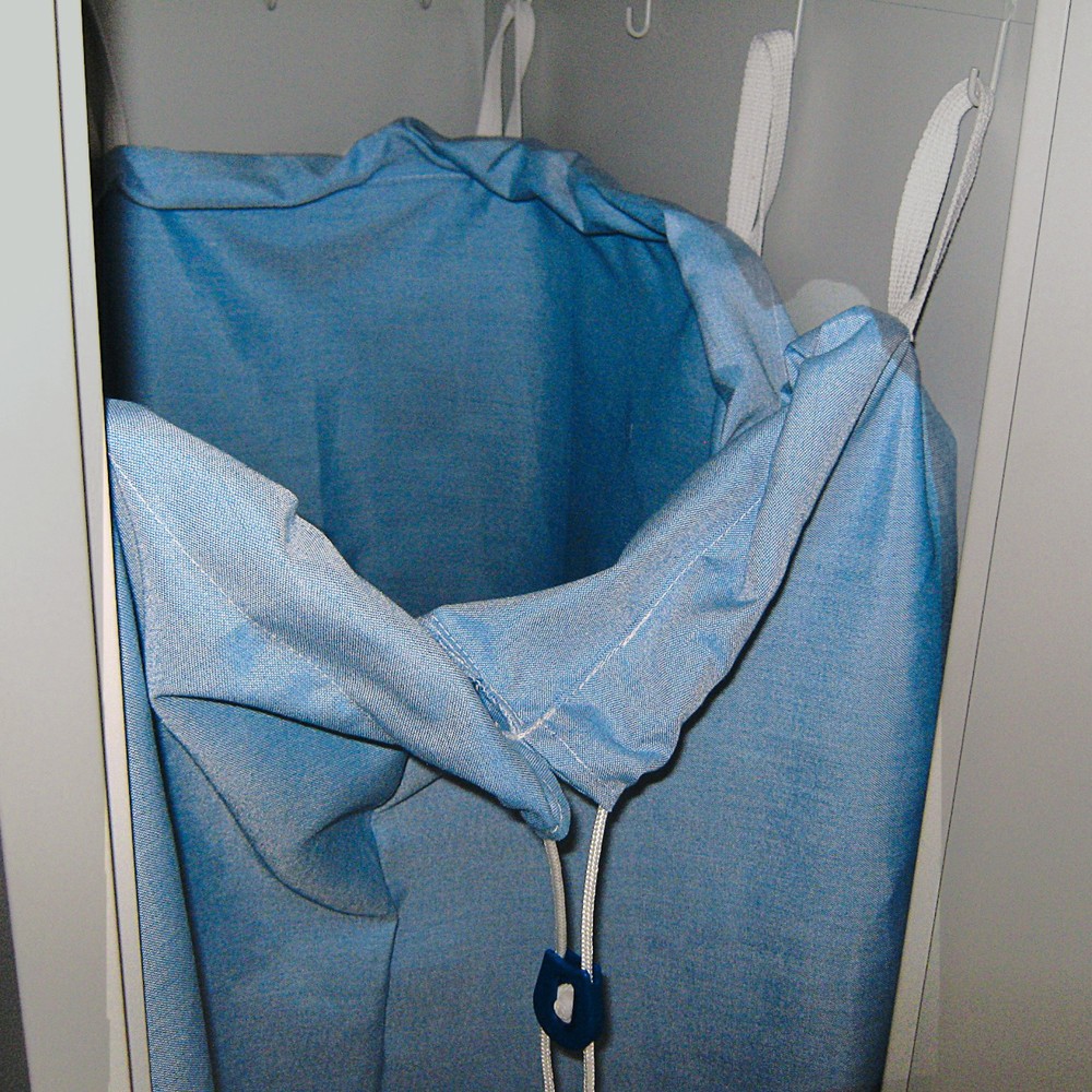Produktabbildung: Wäschesack für Garderoben- und Schließfachschränke, HxBxT 1.280 x 400 x 500 mm