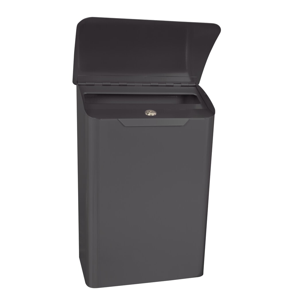Produktabbildung Nr. 2: Wand-Briefkasten Denian, aus verzinktem Stahl, mit Zylinderschloss, anthrazit