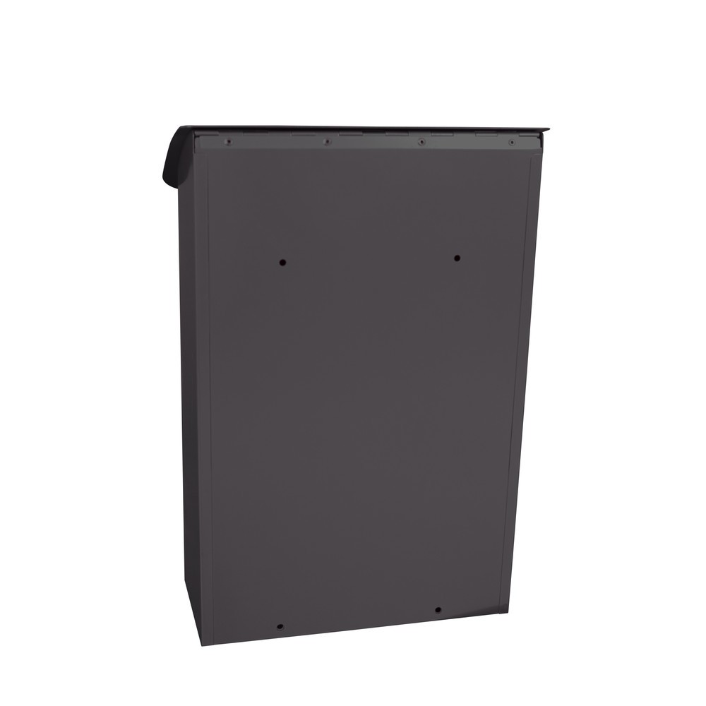 Produktabbildung Nr. 3: Wand-Briefkasten Denian, aus verzinktem Stahl, mit Zylinderschloss, anthrazit