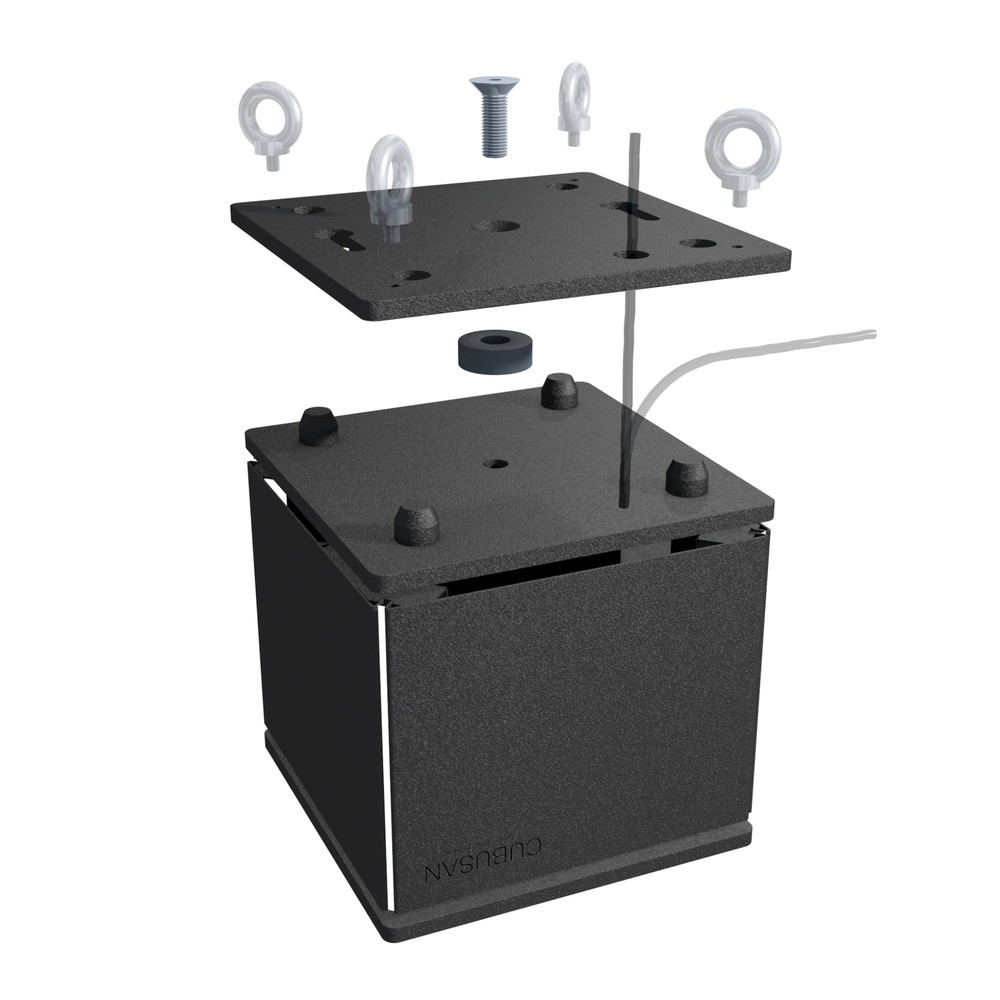 Produktabbildung: Wand- u. Deckenhalterung für Wintersteiger CUBUSAN CP-120, schwarz
