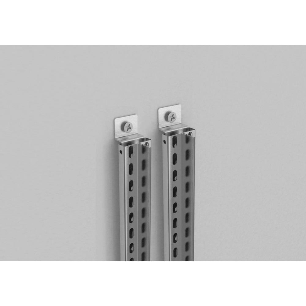 Produktabbildung Nr. 2: Wandbefestigungsset für META Akten-/Fachbodenregal mit Stecksystem, Grundfeld