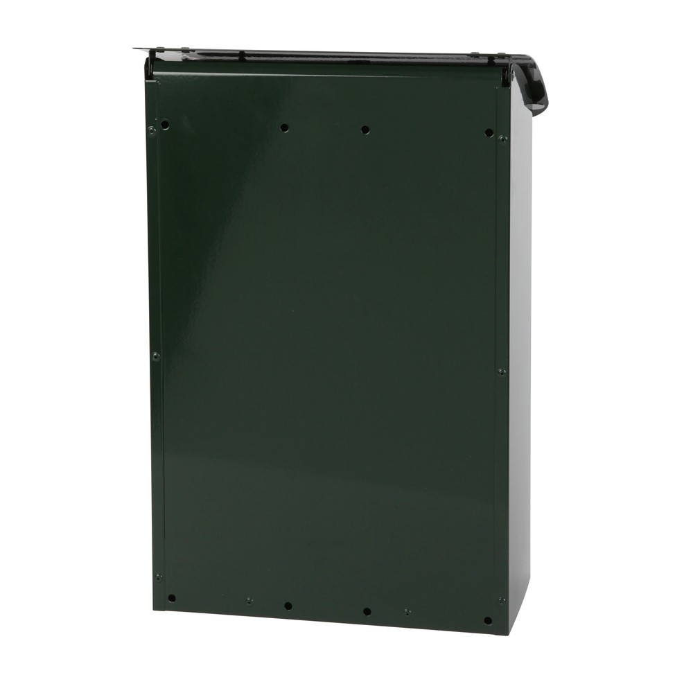 Produktabbildung Nr. 4: Wandbriefkasten, LxBxH 180 x 290 x 425 mm, mit abschließbarer Einwurföffnung, grün