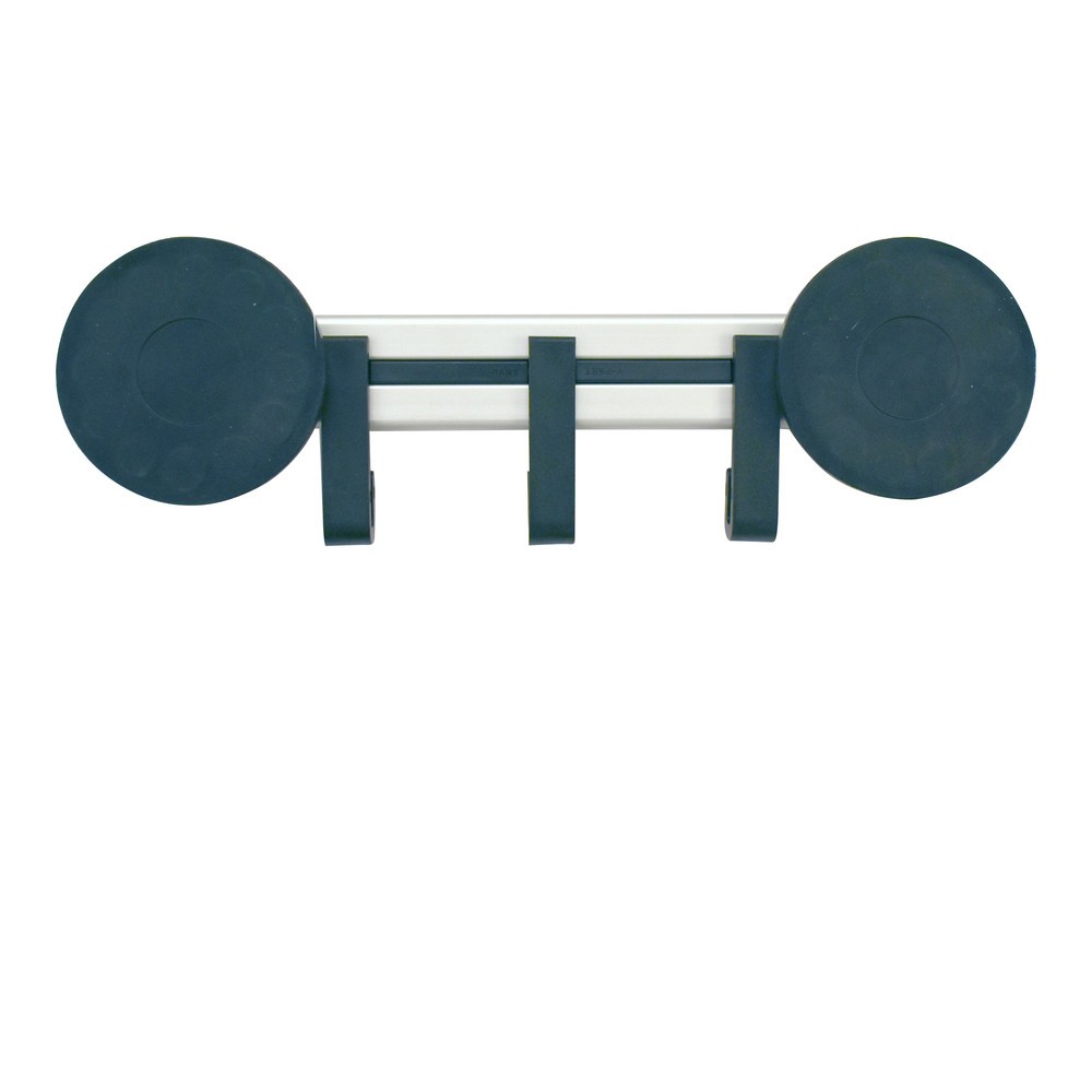Produktabbildung Nr. 3: Wandgarderobe, magnetisch, 3 Haken, grau, schwarz