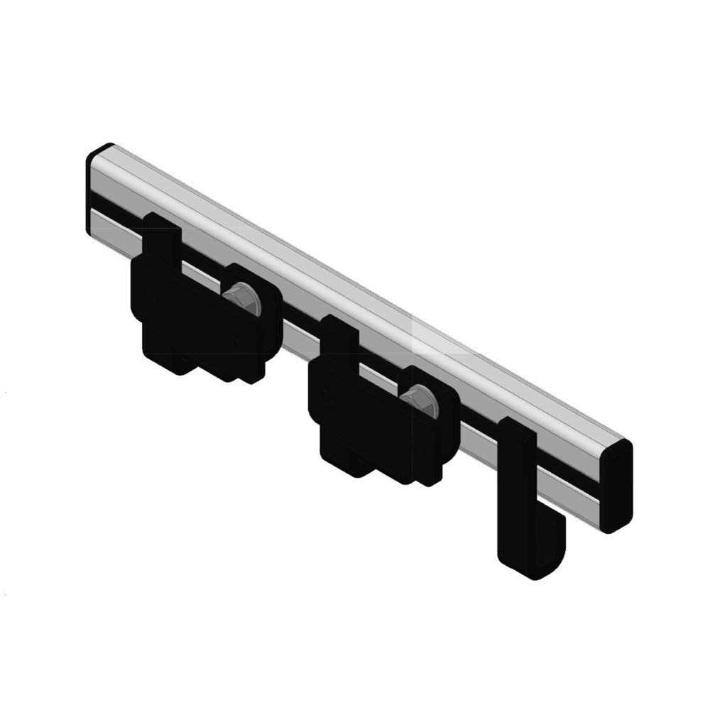 Produktabbildung Nr. 5: Wandgarderobe, zum Anschrauben, 3 Haken, grau, schwarz
