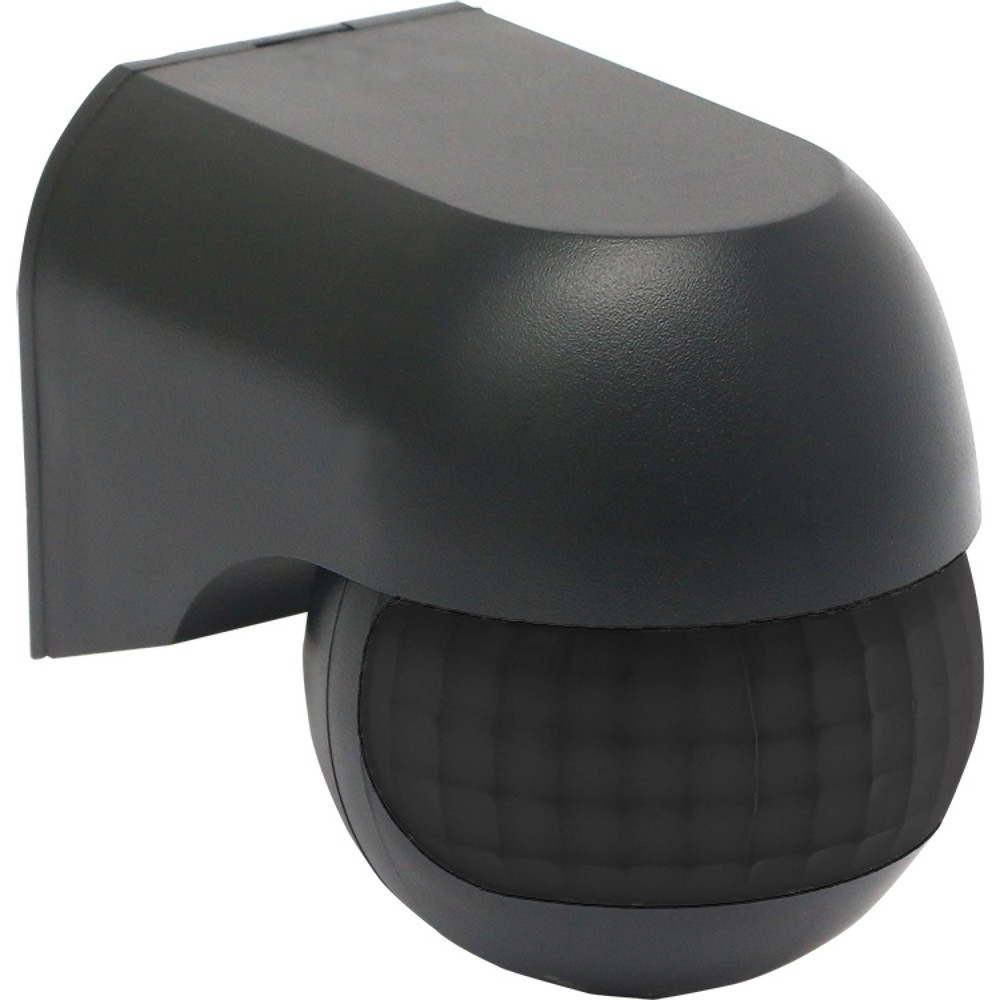 Produktabbildung: Wandsensor - PIR 180° IP54 - schwarz