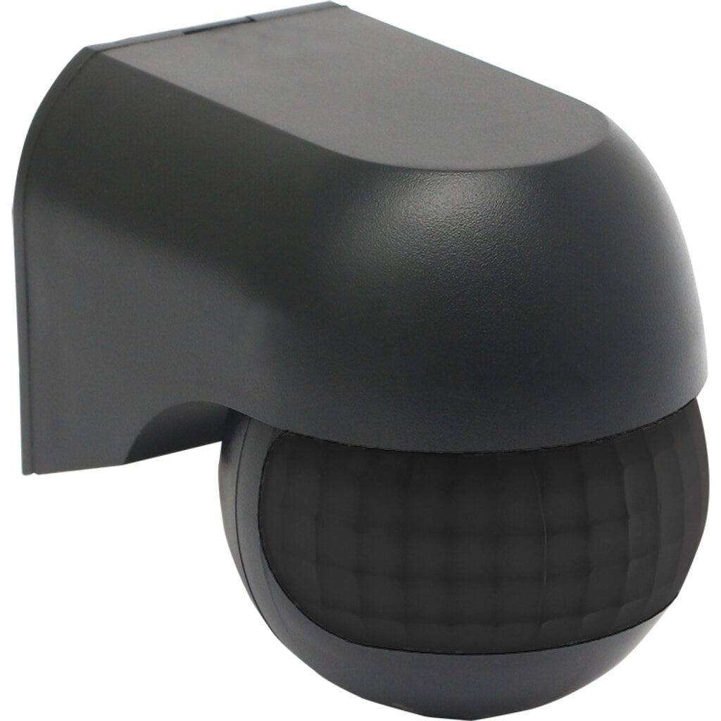 Wandsensor - PIR 180° IP54 - schwarz