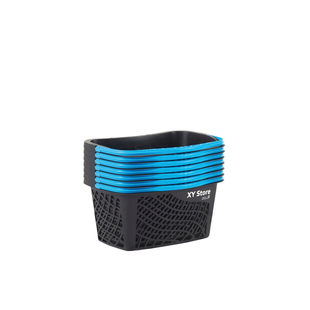 wanzl Einkaufskorb GT26 eco, mit blauem Tragegriff Produktabbildung: wanzl Einkaufskorb GT26 eco, mit blauem Tragegriff