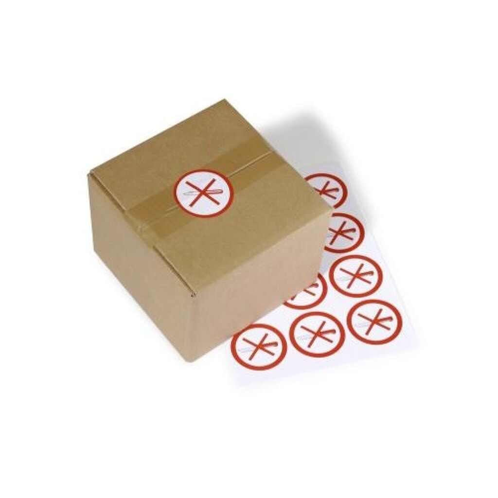 Warn- und Hinweisetiketten, Aufdruck "Messersymbol"