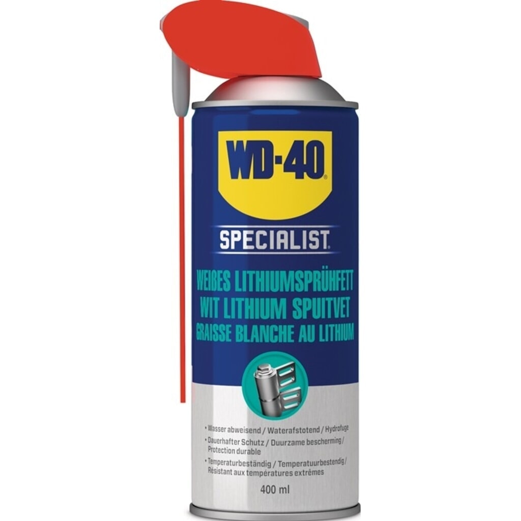 WD-40 SPECIALIST Lithiumsprühfett, 400 ml, cremefarben Produktabbildung: WD-40 SPECIALIST Lithiumsprühfett, 400 ml, cremefarben