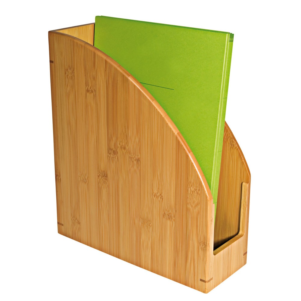 Produktabbildung: WEDO® Bambus Stehsammler A4, braun