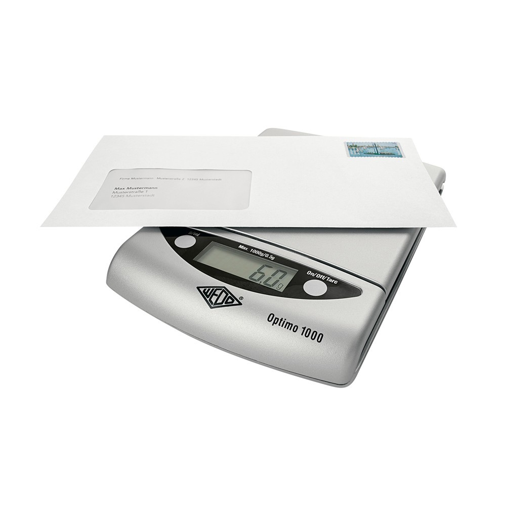 Produktabbildung Nr. 2: WEDO® Briefwaage Optimo 1000, TK 1 kg, Ziffernschritt 5g
