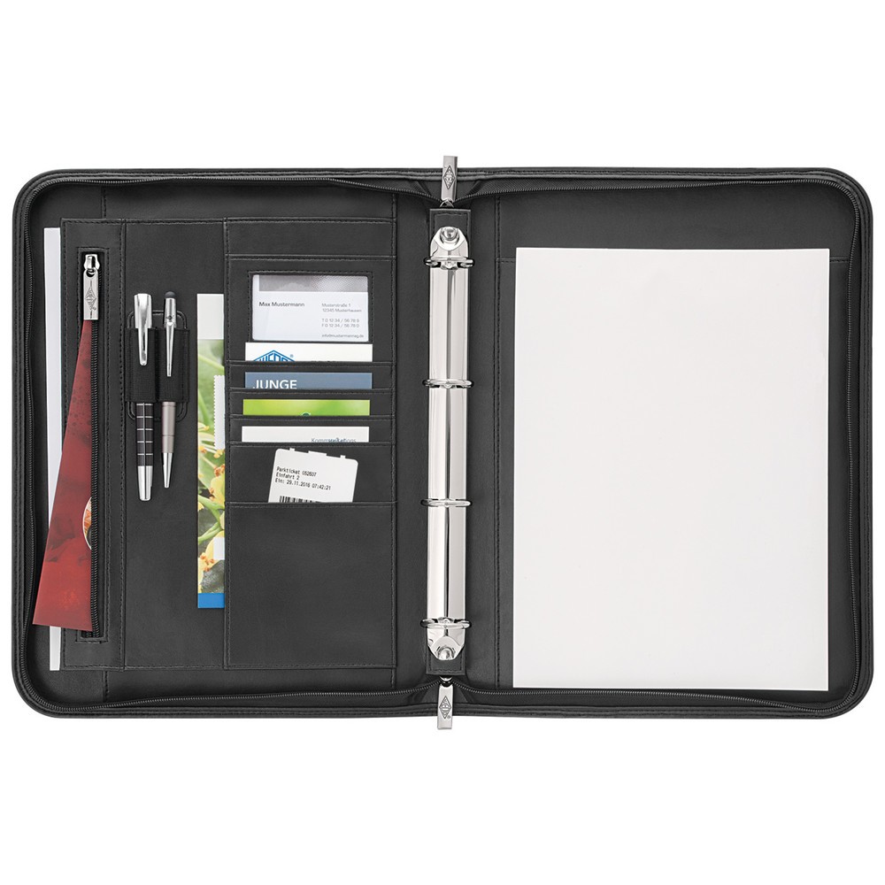 Produktabbildung Nr. 2: WEDO® Konferenzmappe ACCENTO® A4, schwarz