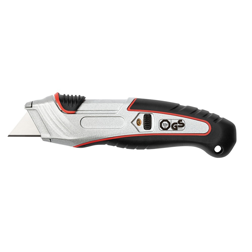 Produktabbildung: WEDO® SAFETY-Cutter PROFI mit 3-Stufen-Vorschub, schwarz