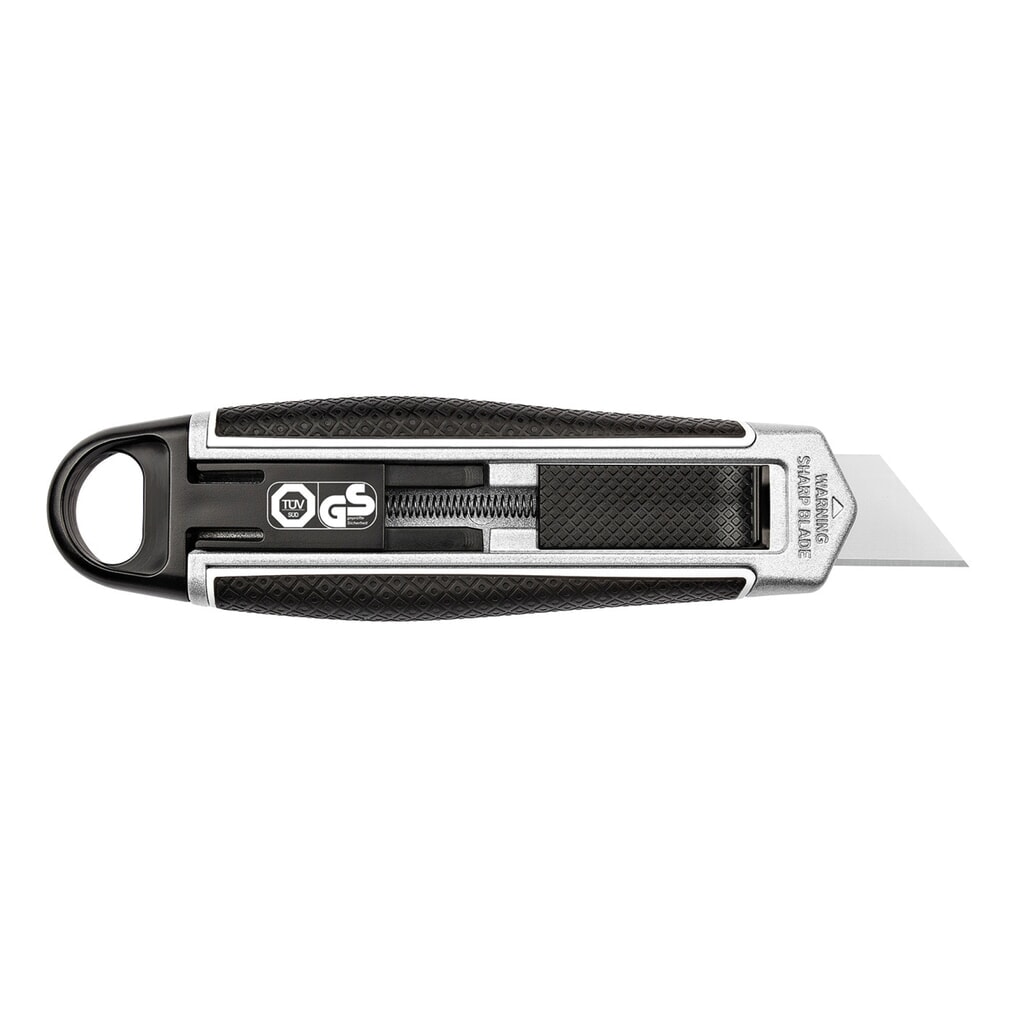 WEDO® SAFETY-Linkshänder-Cutter, inkl. 2 Klingen, schwarz Produktabbildung Nr. 1: WEDO® SAFETY-Linkshänder-Cutter, inkl. 2 Klingen, schwarz