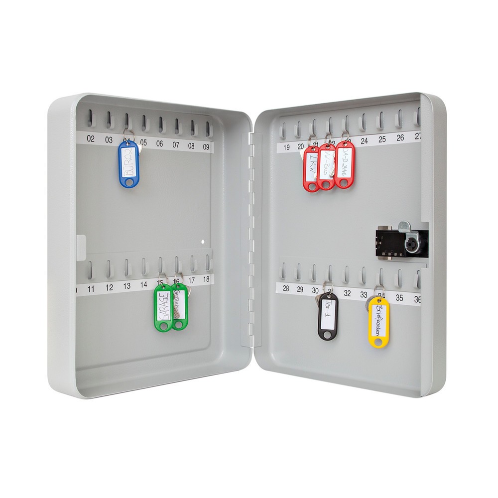Produktabbildung Nr. 2: WEDO® Schlüsselschrank mit 3-stelligem Zahlenschloss, für 36 Schlüssel, lichtgrau