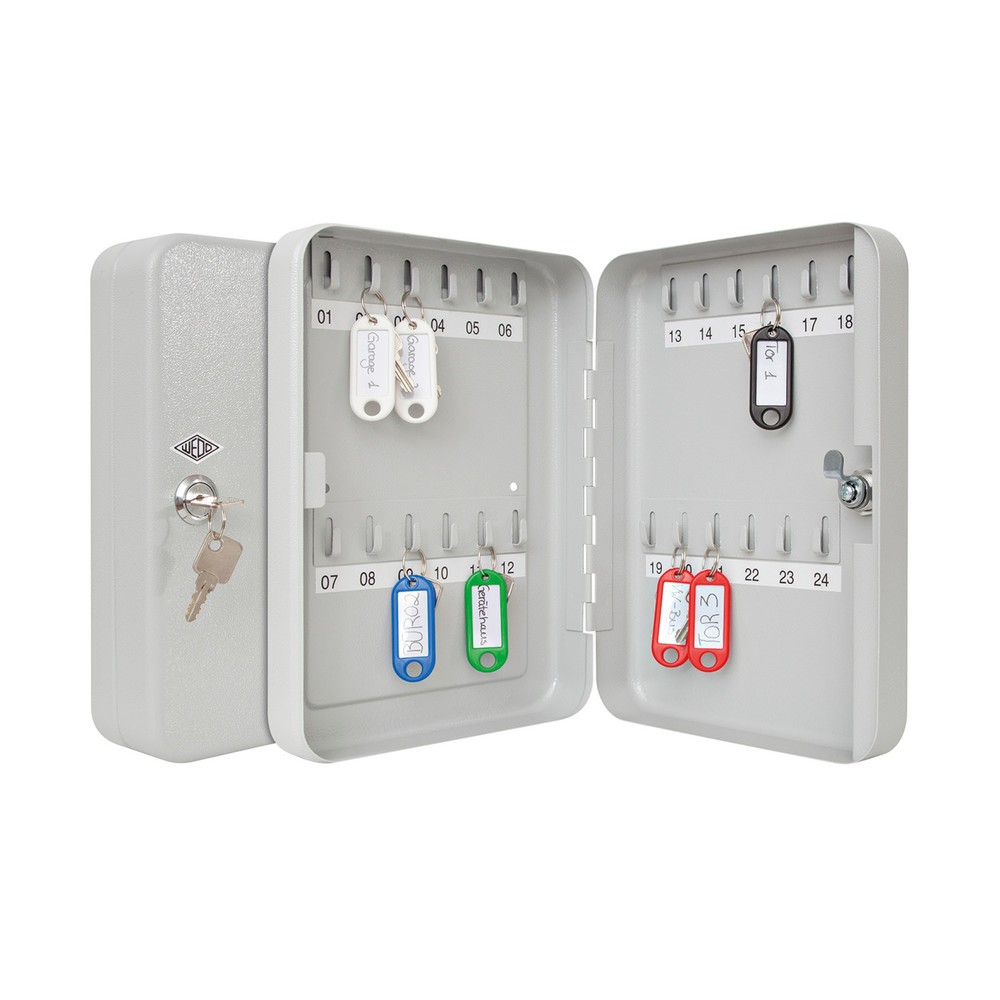 Produktabbildung Nr. 3: WEDO® Schlüsselschrank mit Standardschloss, für 24 Schlüssel, lichtgrau
