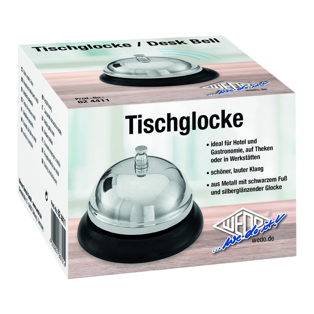 Produktabbildung Nr. 2: WEDO® Tischglocke, rund, schwarz