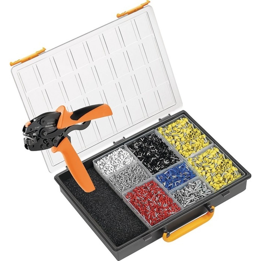 Produktabbildung: WEIDMÜLLER Aderendhülsensortiment 4501-tlg.0,50-16,00 mm² Ku.-Box