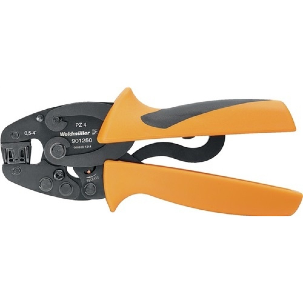Produktabbildung: Aderendhülsenzange PZ4 L.200mm 0,5-4mm2 WEIDMÜLLER m.Ergo-Griff