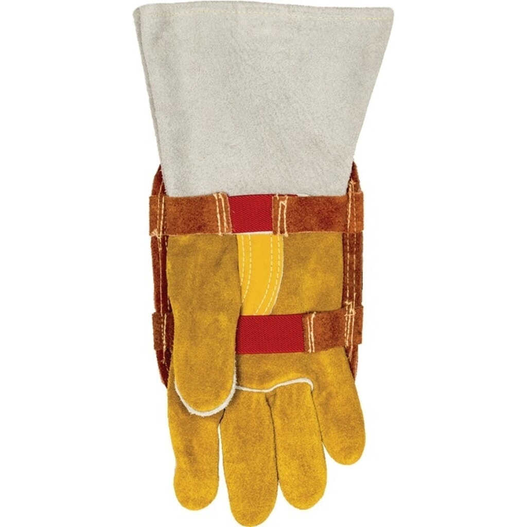 WELDAS Handschutz Rindspaltleder m.alumisiertem Produktabbildung: WELDAS Handschutz Rindspaltleder m.alumisiertem