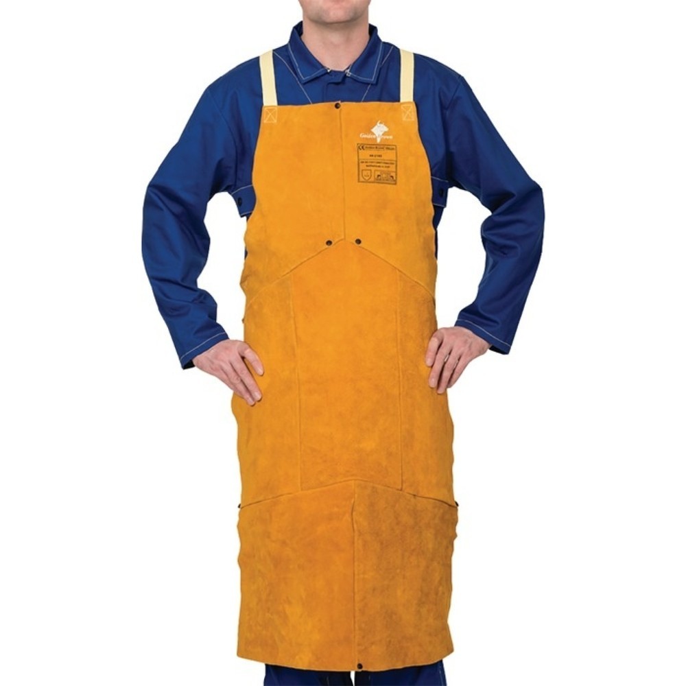 Produktabbildung: WELDAS Schürze Lava Brown™ L.ca.107xB.ca.80cm