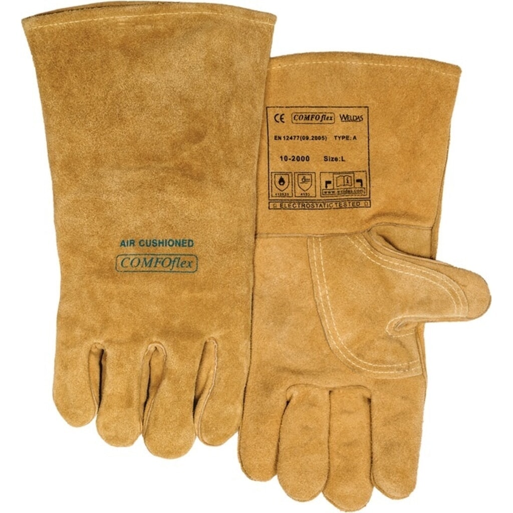 Produktabbildung: WELDAS Schweißerhandschuhe Bucktan Gr.XL (9,5)