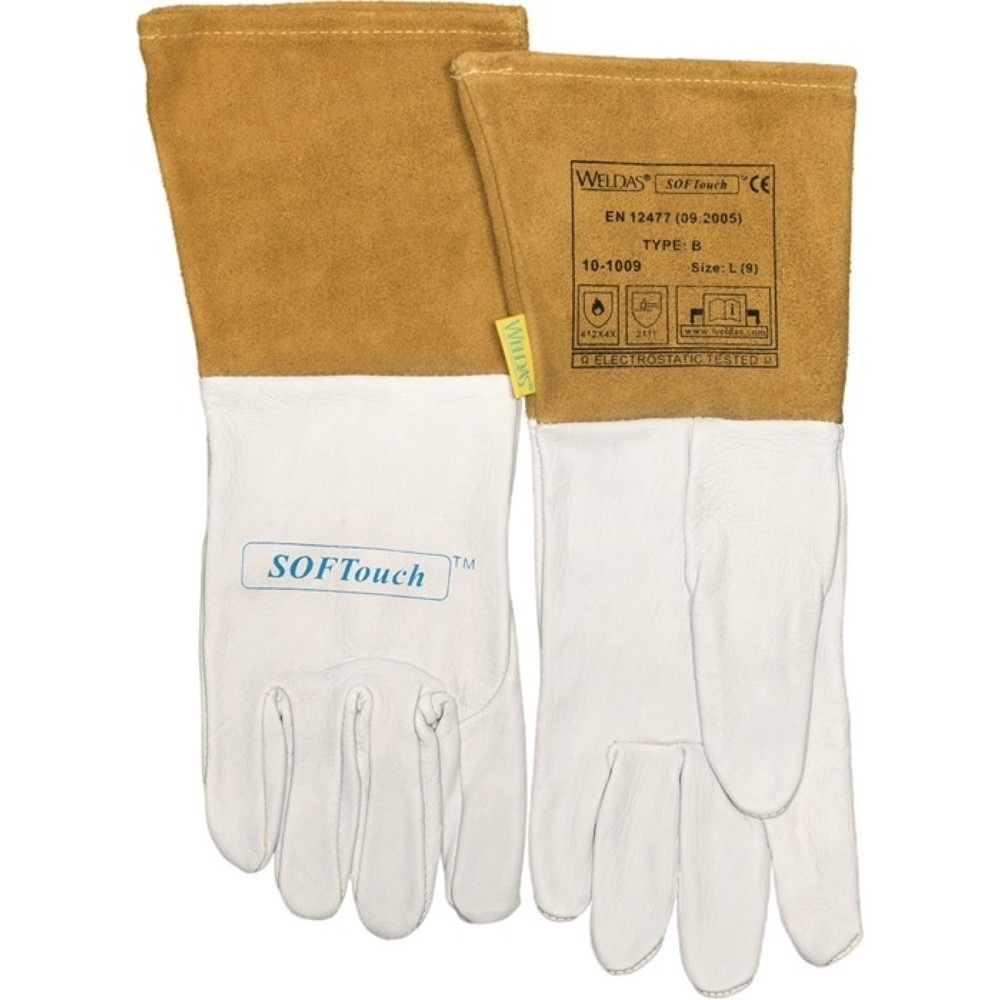 Produktabbildung: WELDAS Schweißerhandschuhe Gr.XXL (10,5)