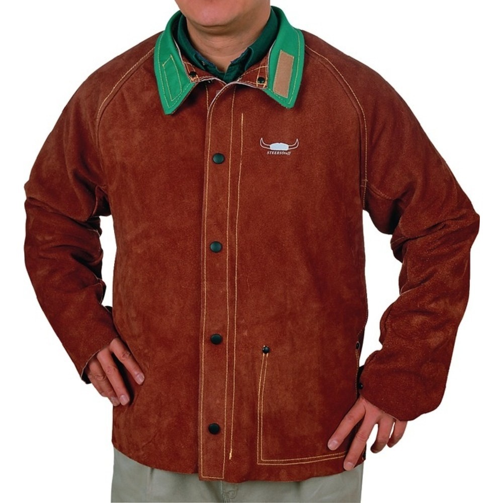 Produktabbildung: WELDAS Schweißerschutz-Jacke STEERSOtuff® Gr.XL