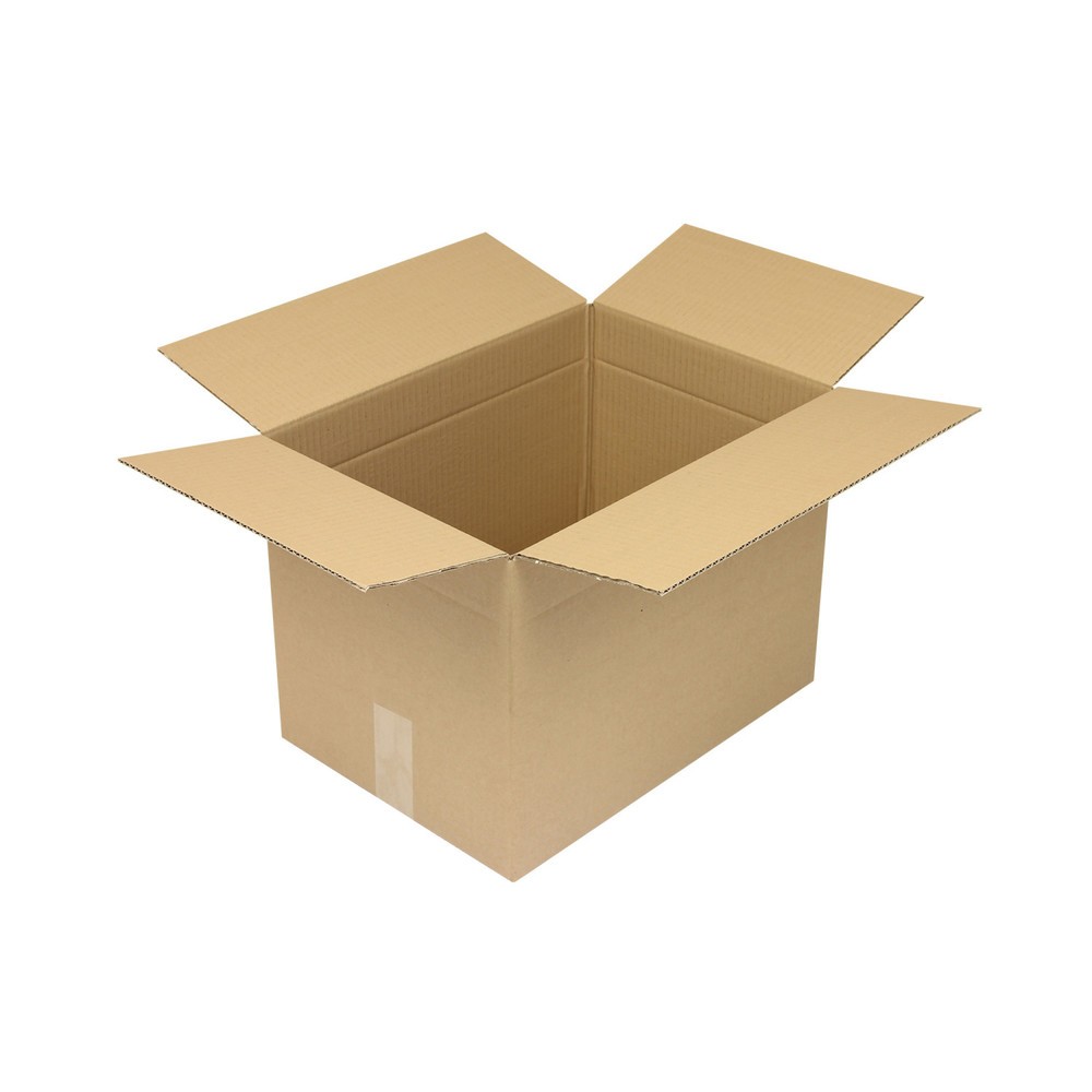 Produktabbildung: Wellpapp-Faltkarton, 1-wellig, Innenmaß HxBxT 315 x 430 x 305 mm, Qualität 1.30 C
