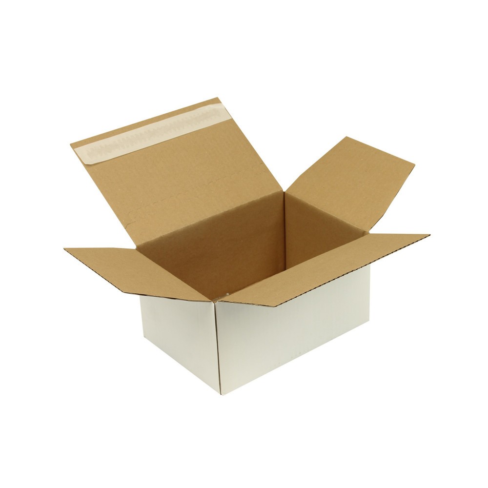 Produktabbildung: Wellpapp-Faltkarton 1-wellig 230 x 160 x 120 mm