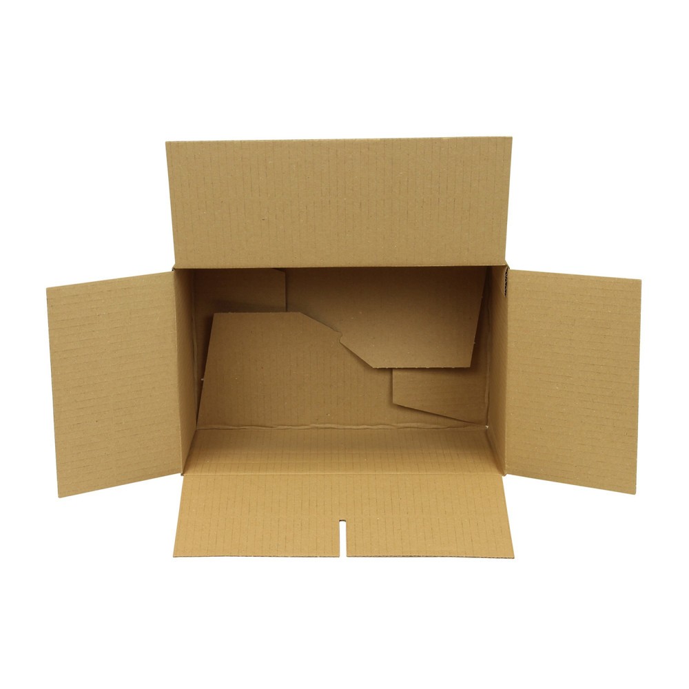 Produktabbildung Nr. 2: Wellpapp-Faltkarton 1-wellig, 285 x 185 x 140 mm, Qualität 1.30 C, braun