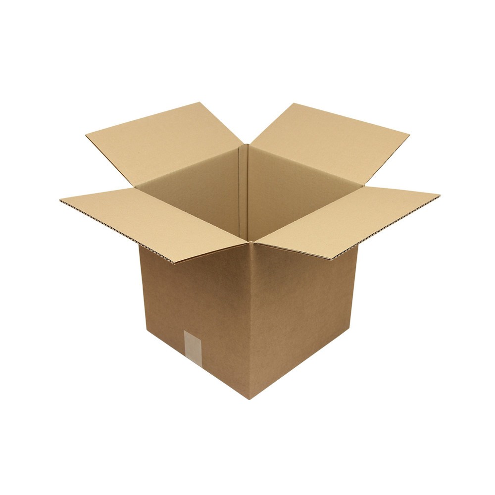 Produktabbildung: Wellpapp-Faltkarton 1-wellig, 305 x 305 x 330 mm, Qualität 1.4