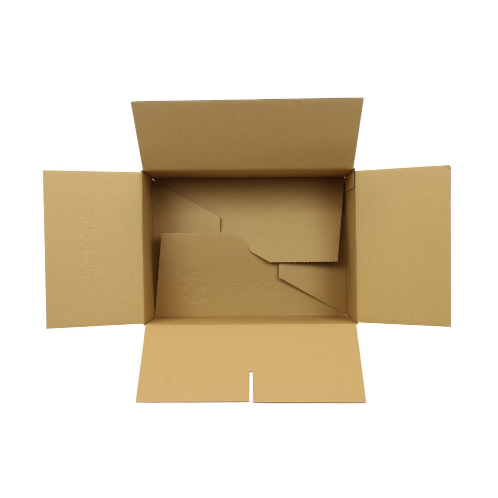 Produktabbildung Nr. 2: Wellpapp-Faltkarton 1-wellig, 350 x 250 x 135 mm, Qualität 1.30 C, braun