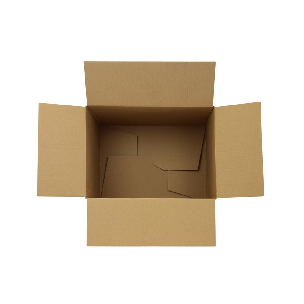 Produktabbildung Nr. 2: Faltkarton 1-wellig,  430 x 310 x 280-360mm ( L x B x H ) -Qual.1.30 B,braun