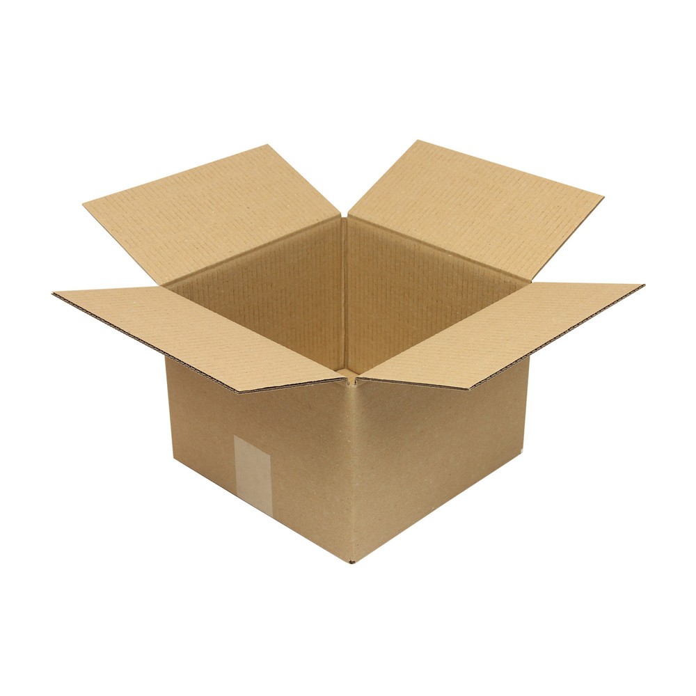 Produktabbildung: Wellpapp-Faltkarton, 2-wellig, 250 x 250 x 180 mm