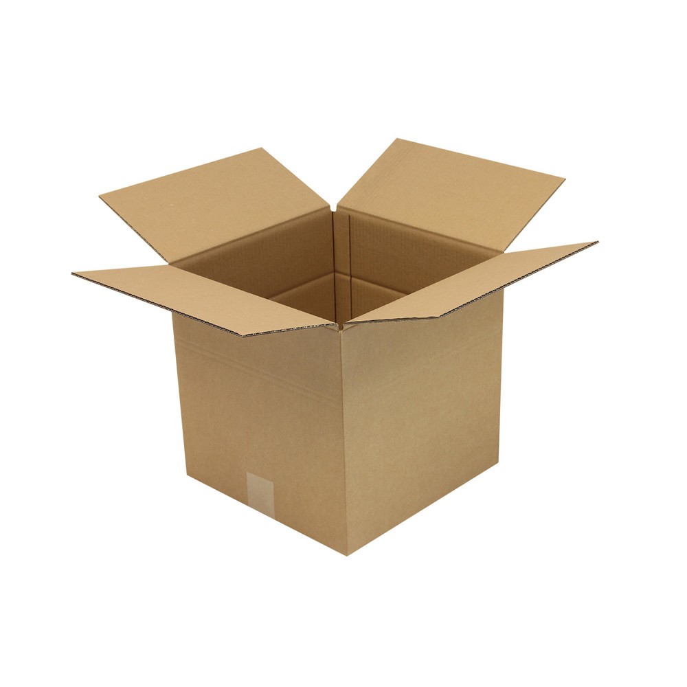 Produktabbildung: Wellpapp-Faltkarton, 2-wellig, 300 x 300 x 300 mm
