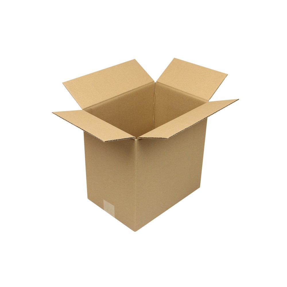 Produktabbildung: Wellpapp-Faltkarton 2-wellig, 305 x 215 x 310 mm, Qualität 2.30 BC, braun