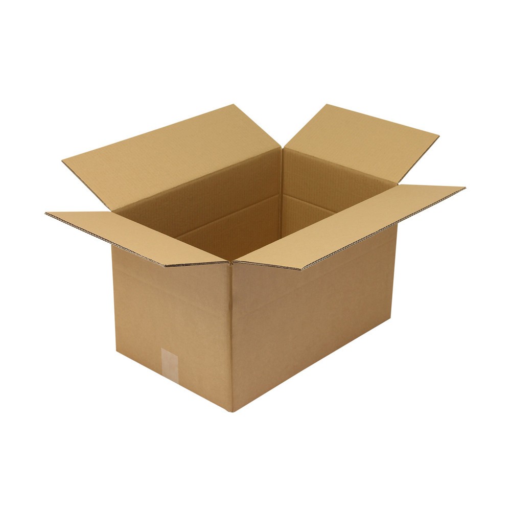Produktabbildung: Wellpapp-Faltkarton 2-wellig, Innenmaß 540 x 340 x 320 mm,Qual. 2.30 BC,braun